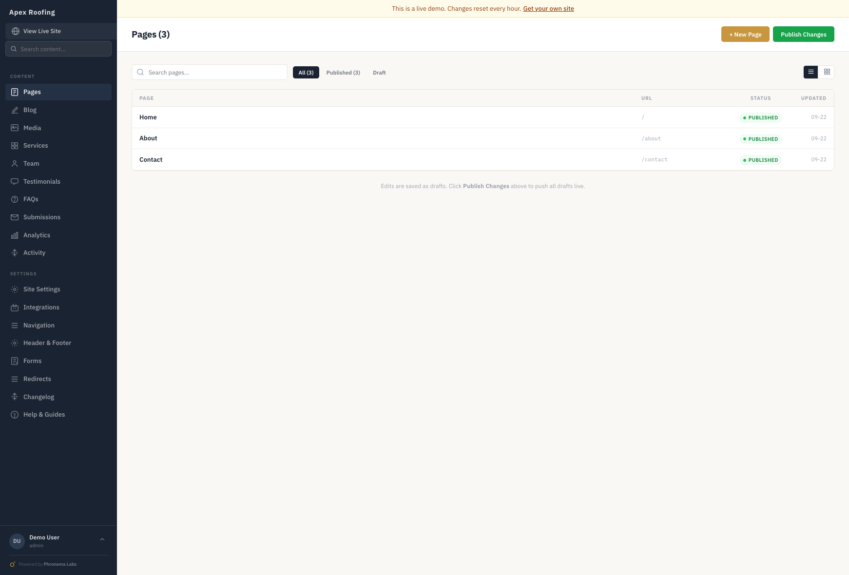 Page Management